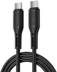 WIWU Cablu Date si Incarcare USB-C - USB-C WiWu Wi-C043E Starlink, 60W, 1m, Negru