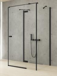 NEW TRENDY Reflexa Black cabină de duș 110x80 cm dreptunghiular negru mat/sticlă transparentă EXK-5006 (EXK5006)