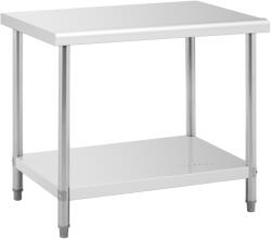 Royal Catering Rozsdamentes acél munkaasztal - ECO - 100 x 70 cm - 95 kg - Royal Catering (RCAT-100/70-NW)