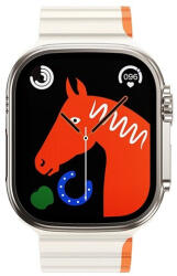 Hoco AS102 Apple Watch 38 / 40 / 41mm szíj, fehér-narancssárga - speedshop