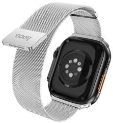 Hoco AS101 Apple Watch 38 / 40 / 41mm mágneses fémszíj, ezüst