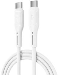 WIWU Cablu Date si Incarcare USB-C - USB-C WiWu Wi-C043E Starlink, 60W, 1m, Alb - evomag