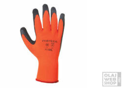Portwest tenyérmártott téli kivitelű latex kesztyű M/8 méret