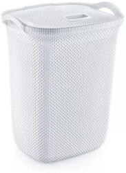 Özer Plastik Műanyag szennyeskosár fedéllel fehér 63L (N008)