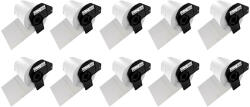 AIMO Set 10 Etichete DK-11241 albe 102 x 152mm suport plastic inclus compatibile Brother DK-11241 DK11241 (BHADK11241P10)