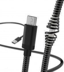 Hama Cablu de Incarcare Hama Metal micro-USB 1.5 m Negru (4047443406491)