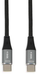 iBOX Cablu Date IBOX IKUTC USB-C 60W 1m Black (IKUTC1B)
