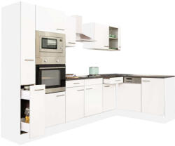 Leziter Yorki 310 sarok konyhabútor sütős és mikrohullámű sütős kivitelben