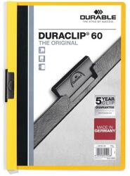 DURABLE Klipmappa DURABLE Duraswing A/4 30 lapig sárga (230404) - tonerpiac