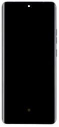 Motorola Edge 50 Pro Előlap Keret+LCD Kijelző+Érintőpanel, Ezüst, Poinciana (5D68C28684, 5D68C28369) Gyári, Service Pack