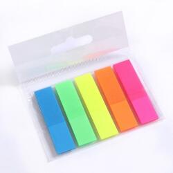 Oldaljelölõ műanyag 50x12mm 5x25 lap (JJ50323) - tonerpiac