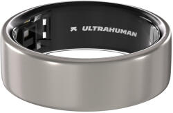 Ultrahuman Ring Air - Smart Ring, Charger, USB Cable / Size-10- Raw_Titanium (UHRA-RT-10)