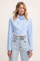 ANSWEAR ing női, galléros, regular - kék M/L