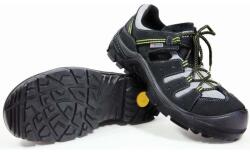 STALCO Munkavédelmi szandál, S1 SRC, bőr, fekete/szürke, méret: 46, SOFTER, STALCO PERFECT (S-78459)