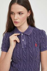 Ralph Lauren pamut póló sötétkék - sötétkék M - answear - 67 990 Ft