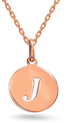 Heratis Forever Minimalista J betű medál, rosé arany, 9K IZ24453JRHR