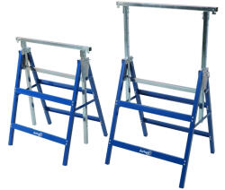 Jurhan Capre telescopice de schelă DANNY, set 2 bucăți, max. 200 kg, 69x57x81-130cm, argintiu/albastru