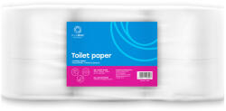 BLUERING Toalettpapír 2 rétegű közületi átmérő: 19 cm 100 % cellulóz 180 m/tekercs 12 tekercs/csomag_Bluering®_hófehér