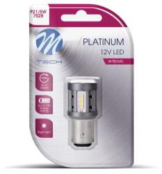 m-tech Bec LED Platinum, Canbus, Alb, P21 5W, 12 24V, BAY15d (LB863W-01B)