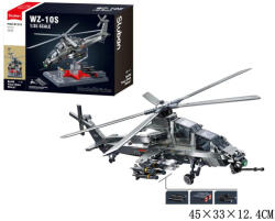 Sluban Model Bricks Army - WZ-10S harci helikopter építőjáték készlet (M38-B1233) - slubanepitojatek