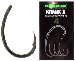 Korda Krank X pontyozó horog, 4, 10 db (KKRX4)