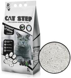 4home Gunoi mineral pentru pisici Cat Step Compact WhiteCarbon, 5 l