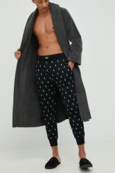 Ralph Lauren pamut pizsamanadrág fekete, mintás - fekete L - answear - 23 990 Ft