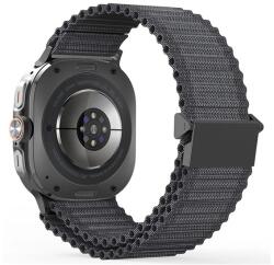 DUX DUCIS YC pótszíj (egyedi méret, nylon, SPORT) SÖTÉTSZÜRKE Samsung Galaxy Watch Ultra eSIM 47mm (SM-L705) (GP-164258)