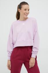 Adidas edzős pulóver Studio lila, női, sima - lila XL
