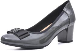 KARISMA Pantofi eleganti cu accesoriu piele naturala, JIJI50051B 14-L