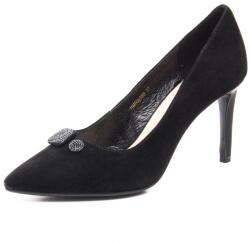 Epica Pantofi dama, piele naturala intoarsa, HMHM00038B L2-I, negru