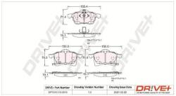 Dr! ve+ set placute frana, frana disc Dr! ve+ DP1010.10. 0814 - automobilus