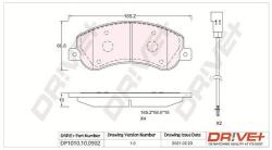 Dr! ve+ set placute frana, frana disc Dr! ve+ DP1010.10. 0902 (DP1010.10.0902)