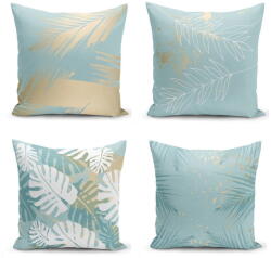 Minimalist Cushion Covers Set 4 fețe de pernă Minimalist Cushion Covers Lagoon, 55 x 55 cm Lenjerie de pat