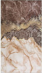 Vitaus Covor maro coniac/crem lavabil 80x50 cm - Vitaus Covor