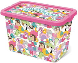 Squishmallows Cutie de depozitare pentru copii din plastic 29x19x18 cm Stor - SQUISHMALLOWS