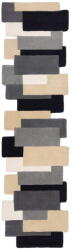 Flair Rugs Covor tip traversă gri din lână 60x230 cm Collage - Flair Rugs Covor