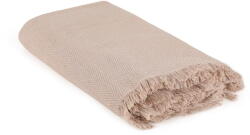 Mijolnir Cuvertură maro din bumbac reciclat 170x205 cm Merlin - Mijolnir