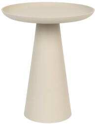 White Label Living Măsuță auxiliară din aluminiu White Label Ringar, ø 34, 5 cm, bej Masa de cafea