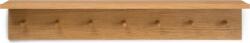 Ferm Living Cuier tip bandă cu raft Place L lemn de stejar natural (1104265690) Agatator cuier