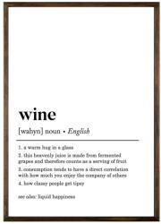 Wallity Poster 50x70 cm Wine - Wallity