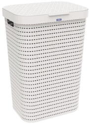 Rotho Coș de rufe din plastic alb 55 L Country - Rotho