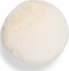 ESSENZA HOME Pernă decorativă Mads Furry rotundă 45 cm alb gălbuie (101274-292-01)