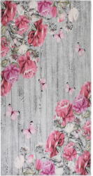 Vitaus Covor tip traversă roz/gri lavabil 80x200 cm Blooming Roses - Vitaus