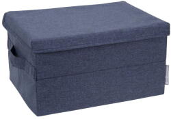 Bigso Cutie de depozitare albastră din material textil cu capac 35x19x26 cm Soft Storage - Bigso Box of Sweden