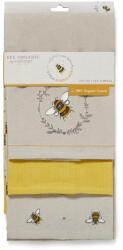 Cooksmart ® Prosoape de vase 3 buc. din bumbac 45x65 cm Bumble Bees - Cooksmart ®