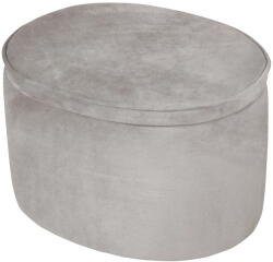 Roba Puf pentru copii gri deschis cu tapițerie din catifea Lil Sofa - Roba - bonami - 349,40 RON