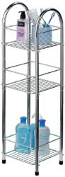Premier Housewares Etajeră de baie gri 22x81 cm - Premier Housewares