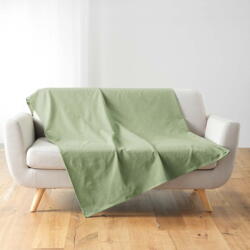douceur d'intérieur Cuvertură verde 180x220 cm Lucile - douceur d'intérieur