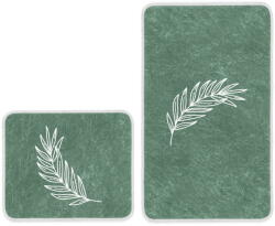 Mila Home Covorașe de baie verde 2 buc. 60x100 cm - Mila Home Covor baie